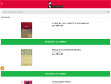Tablet Screenshot of livrariadopsicanalista.com.br